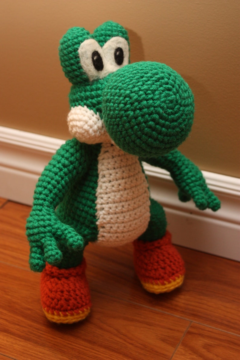 CROCHET PATTERN: Yoshi and Yoshi Egg Pattern PDF image 1