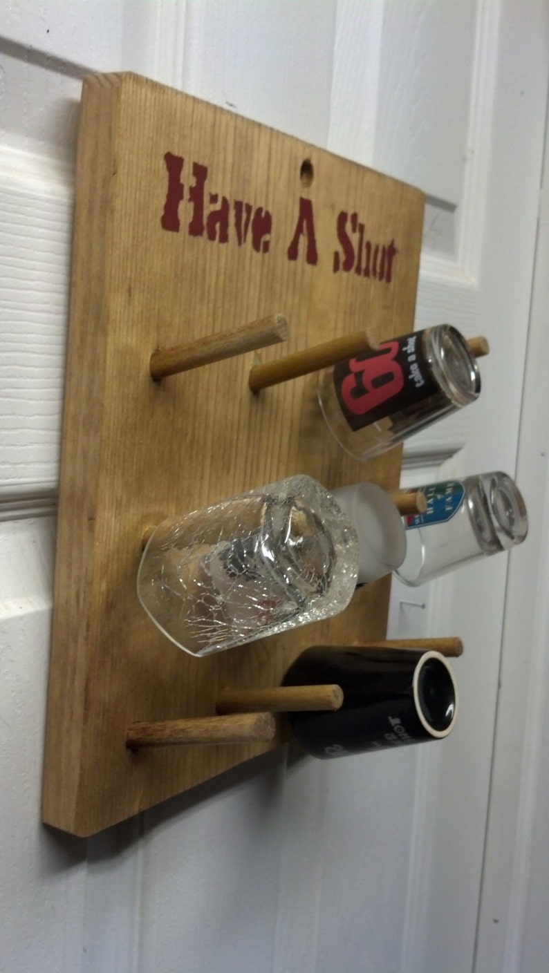 Shot Glass Holder Etsy
