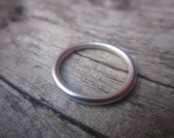 Sterling Silver Round Stacking Ring