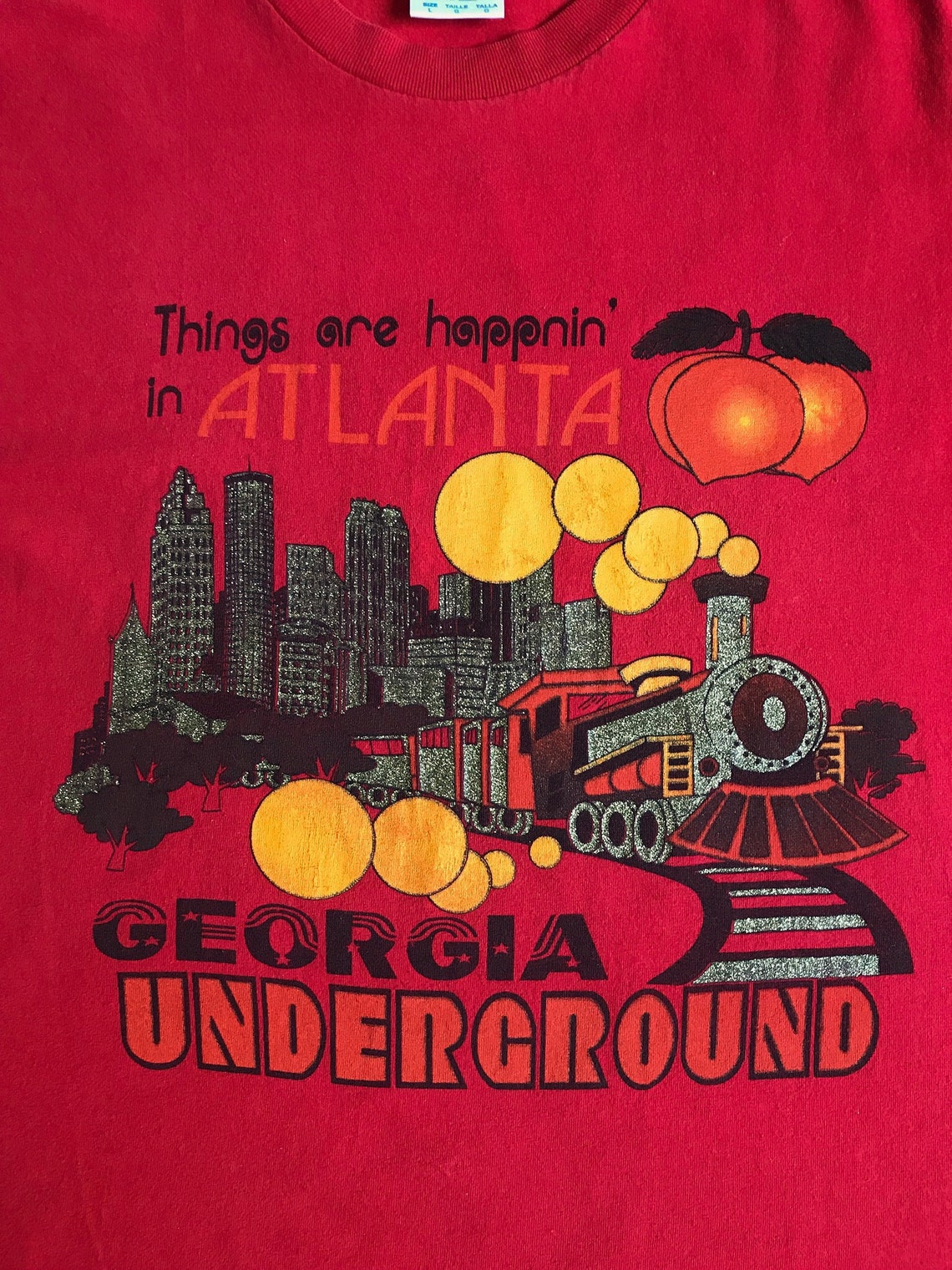 Vintage Atlanta Georgia T-shirt Underground Tee Shirt Short - Etsy