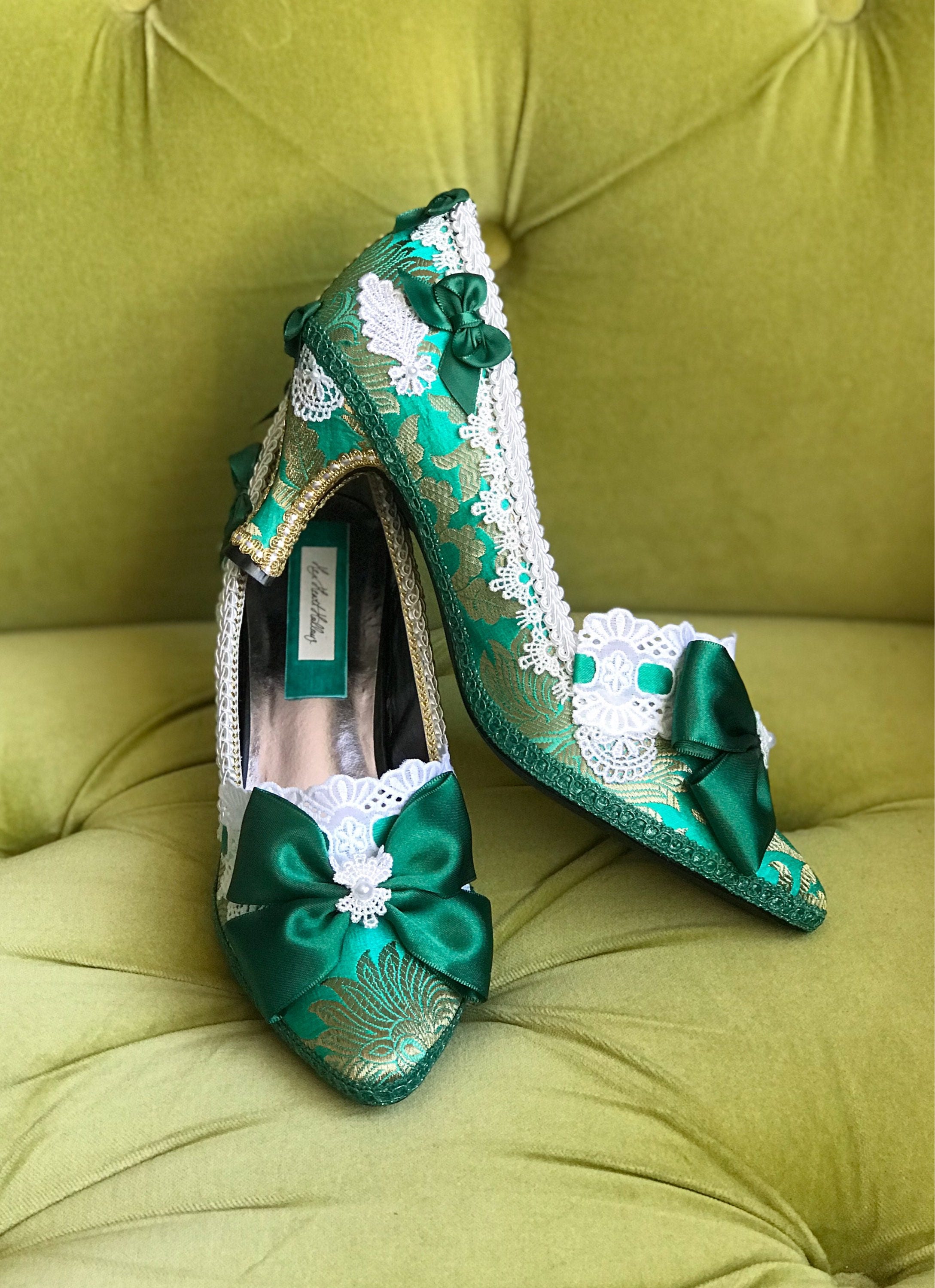 jade green shoes