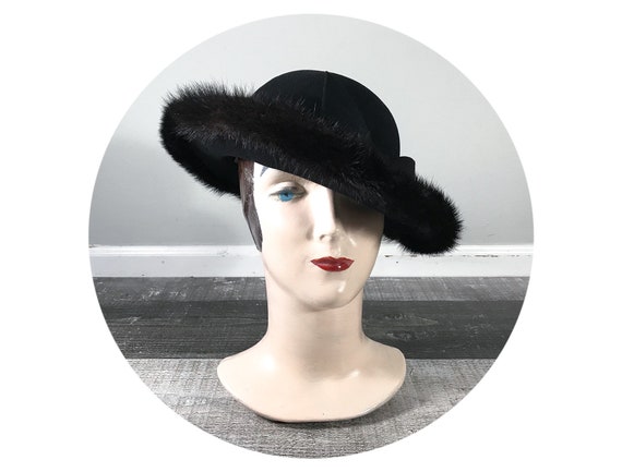 Vintage Edwardian Style Riding Hat 