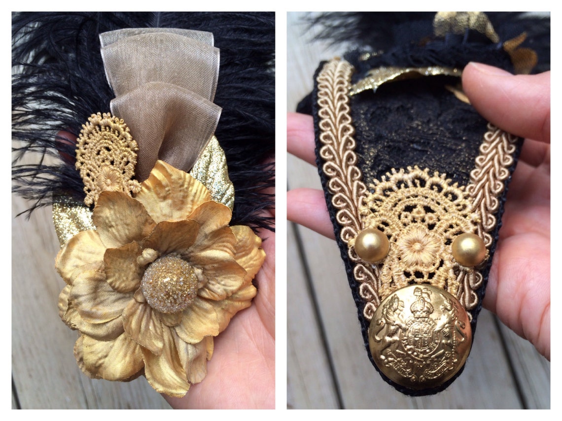 Custom Made to Order Black and Gold Renaissance Rococo Baroque | Etsy