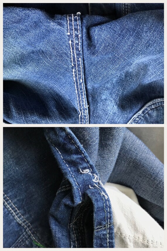 40 RARE Vintage années des années Vintage 1930 combinaisons moyenne unisexe bleu Jean les petites femmes sanforisé Jean salopette bretelles hommes en détresse taille 30 X 31 e5ca83 40 RARE Vintage années des années Vintage 1930 combinaisons moyenne unisexe bleu Jean les petites femmes sanforisé Jean salopette bretelles hommes en détresse taille 30 X 31 e5ca83