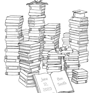 Graduation Party Guest Book Alternative 11x14