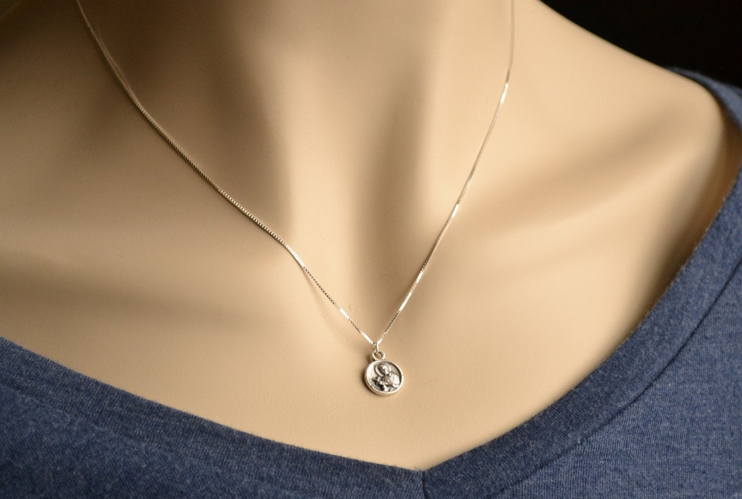 TINY SAINT GERARD Medal Necklace/st Gerard Necklace/saint of Pregnancy