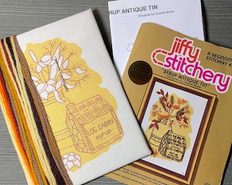 Vintage Crewel Embroidery Kits - variety of styles