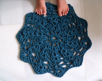 crochet rag rug etsy