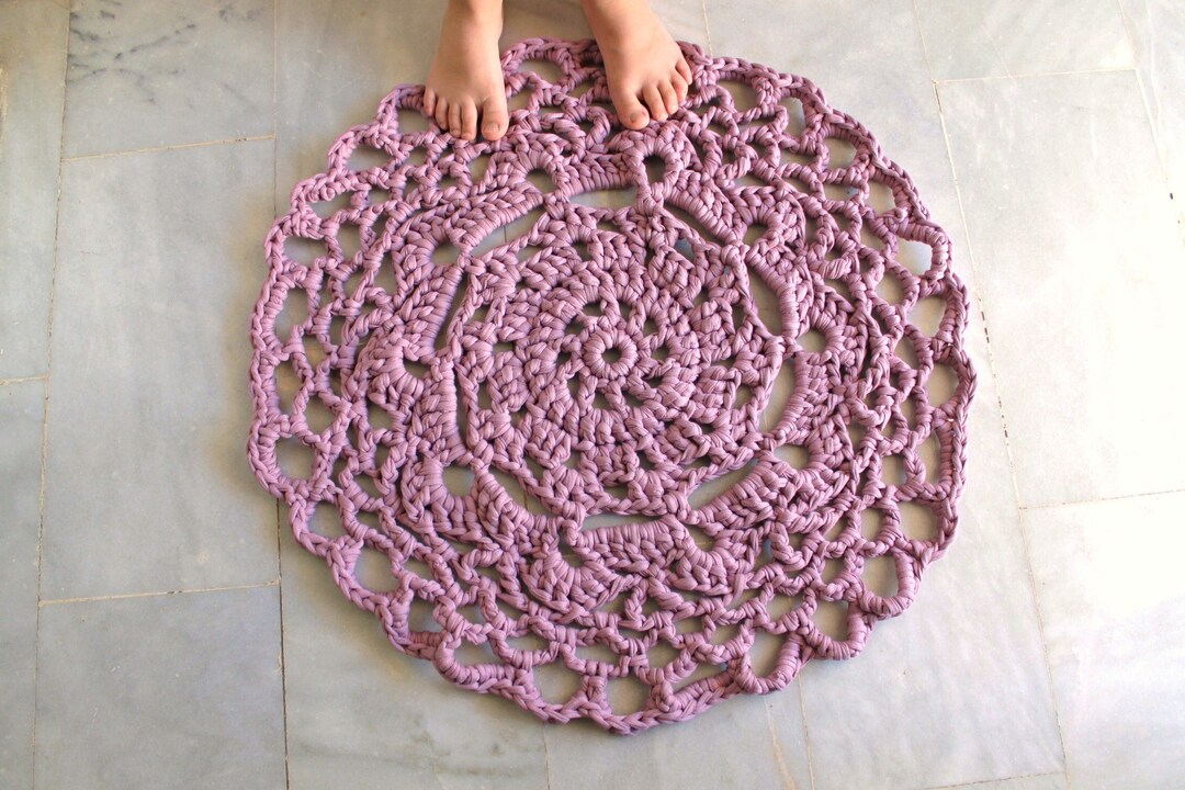 INSTANT DOWNLOAD PDF Pattern Round Crochet Rag Rug - Etsy