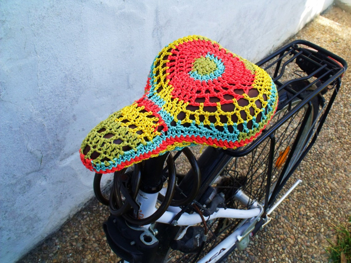 PDF Pattern Crochet Bicycle Seat Cover INSTANT DOWNLOAD Etsy