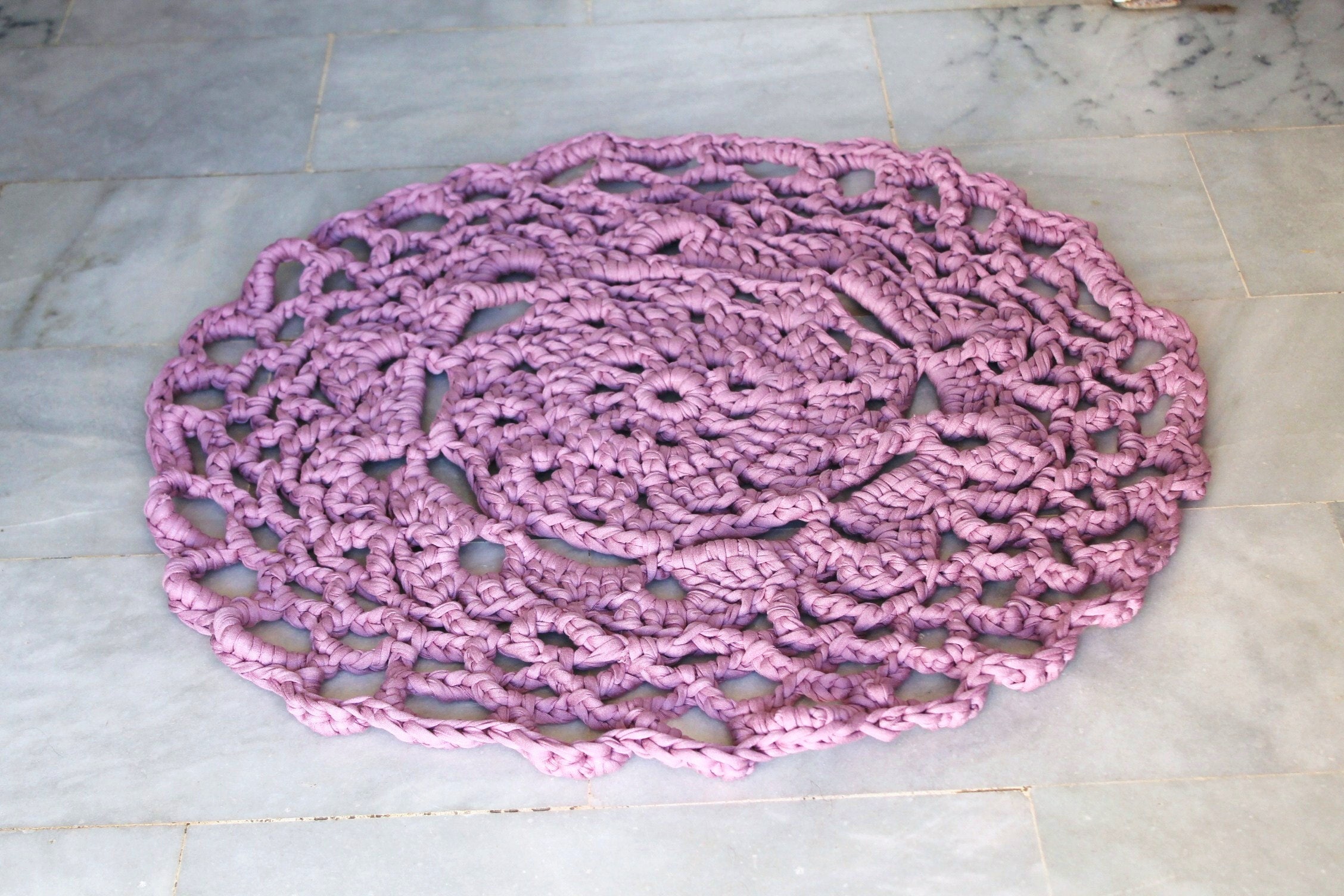 INSTANT DOWNLOAD PDF Pattern Round Crochet Rag Rug - Etsy