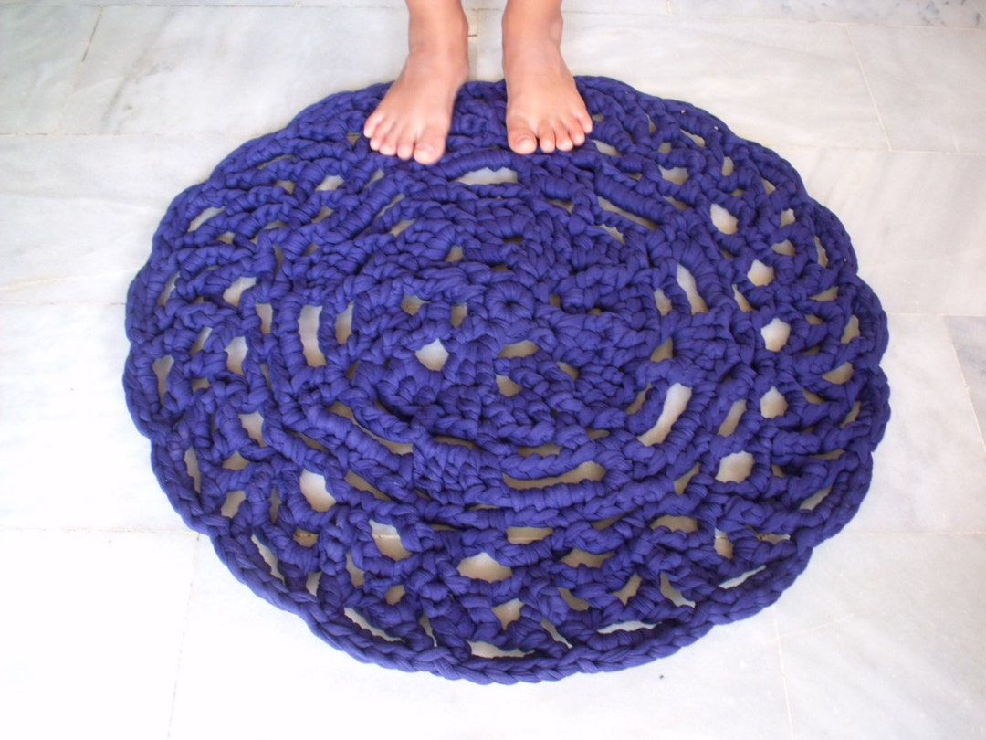 INSTANT DOWNLOAD PDF Pattern Round Crochet Rag Rug - Etsy
