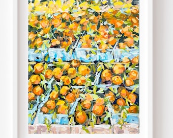 PRINT on Paper or Canvas, "Citrus"