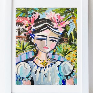 Print on Paper or Canvas, "Spring Color Frida"