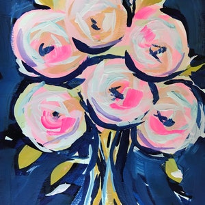 PRINT on Paper or Canvas, "Flirty Flowers"