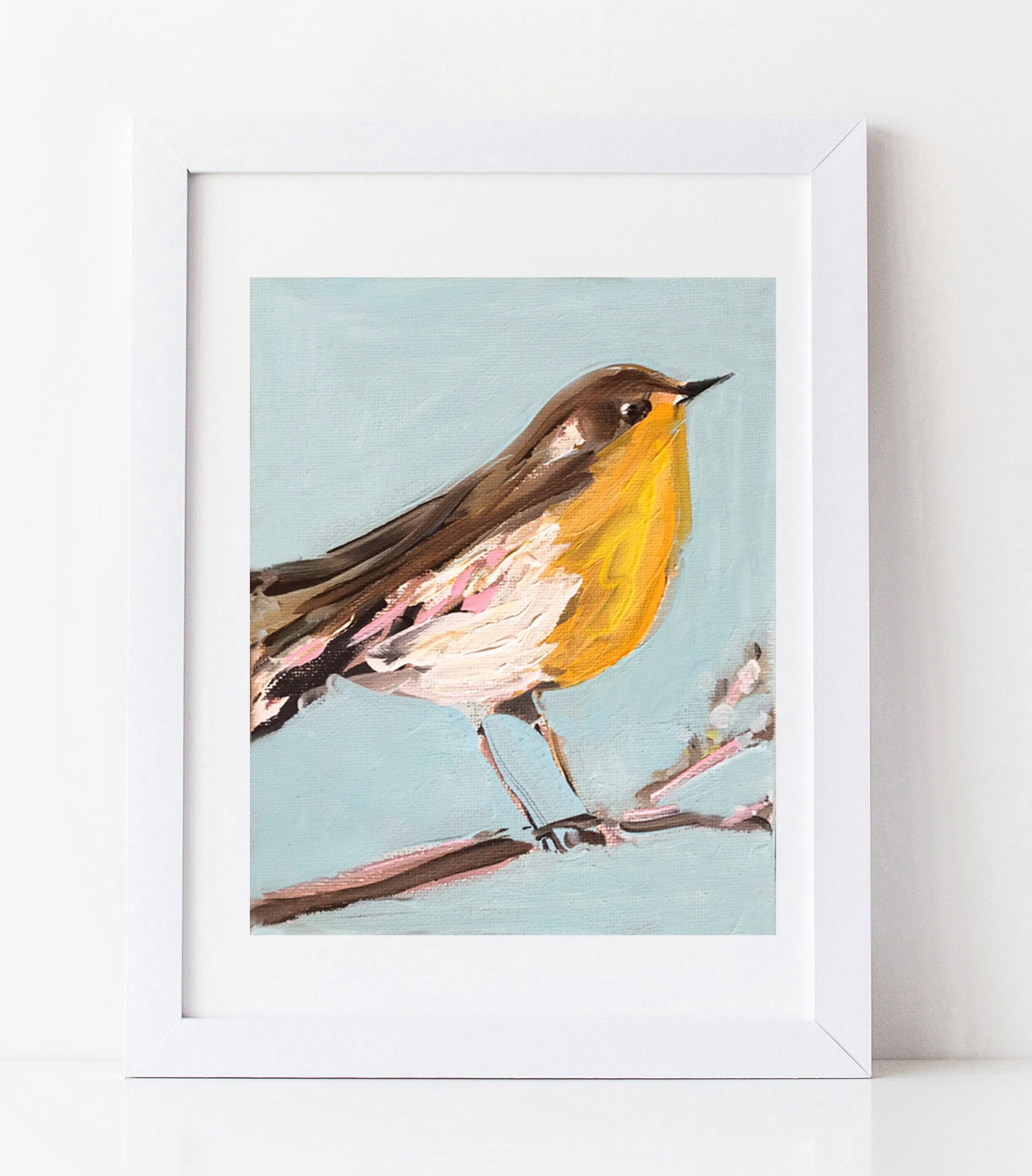 Bird Art print whimsical bird art | Etsy