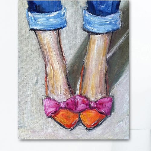 PRINT on Paper or Canvas girl Talk - Etsy