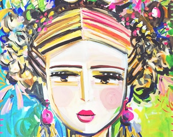 PRINT on Paper or Canvas, "Modern Frida 3"