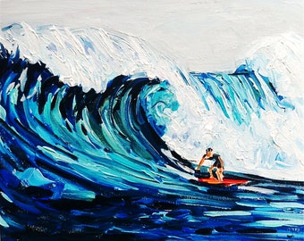 PRINT on Paper or Canvas, "Surfer"
