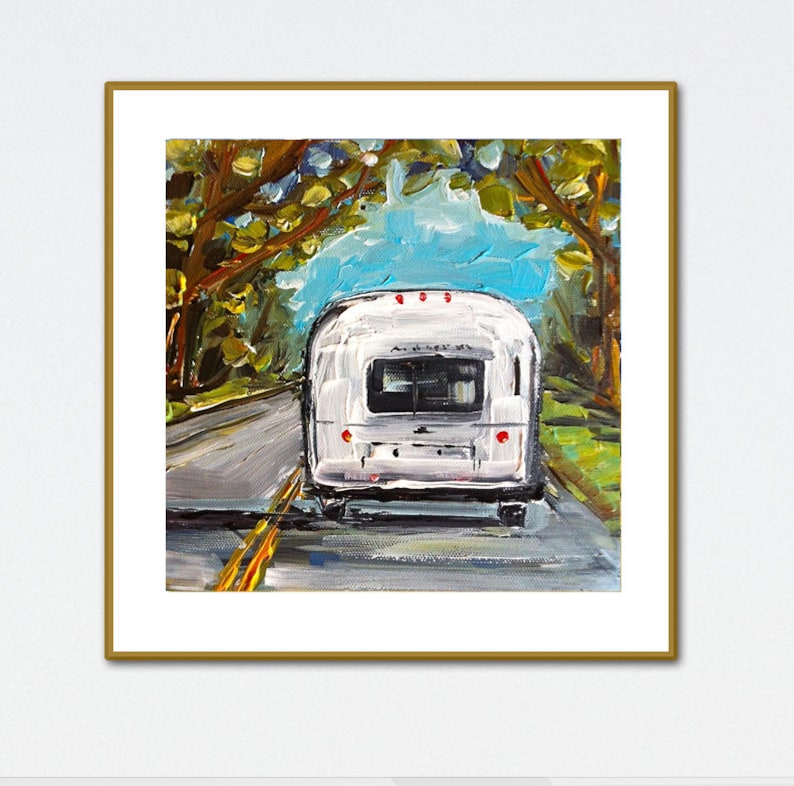 Print on Paper or Canvas, Road Less Traveled image 1