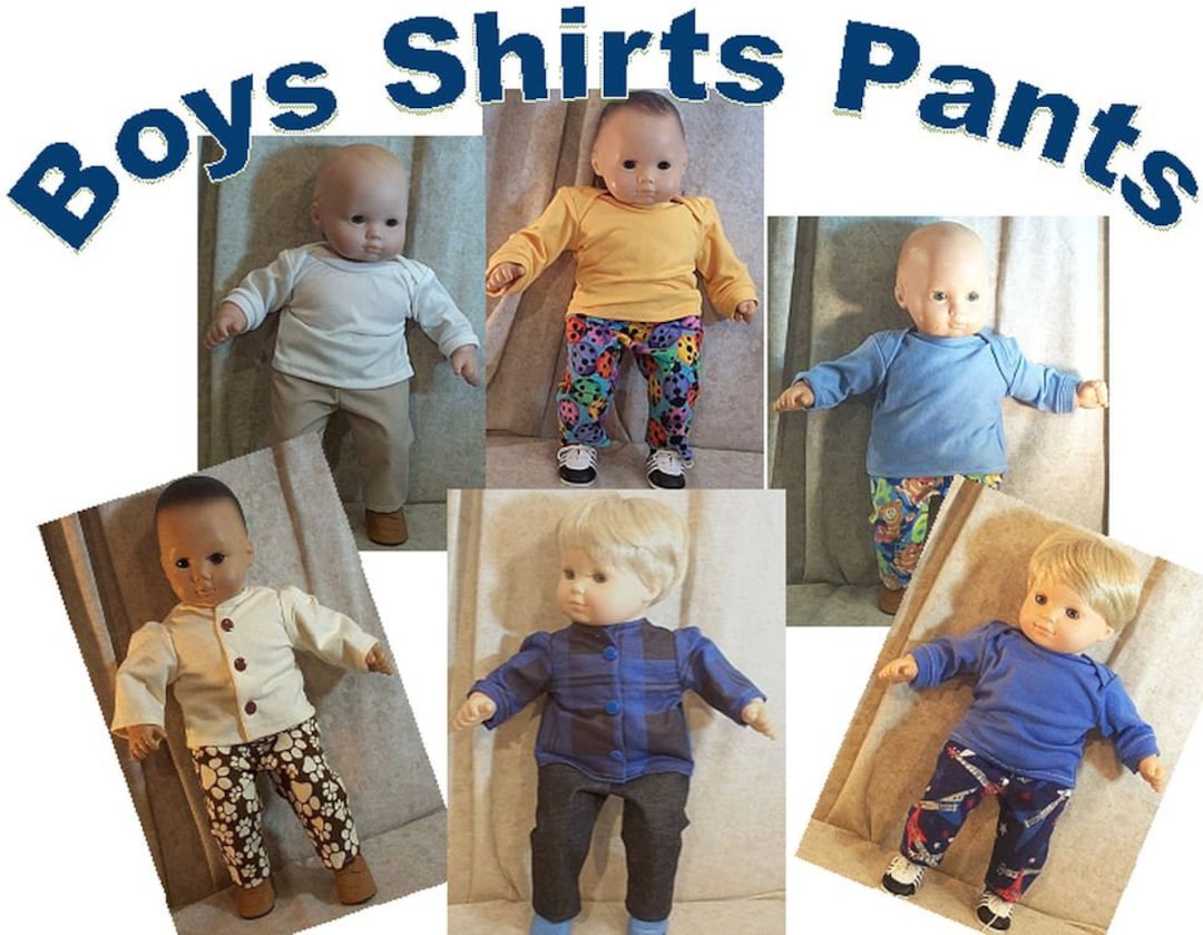 Doll Clothes Baby Hand Made 4 American Girl Boy 15 Overalls 2pc Options