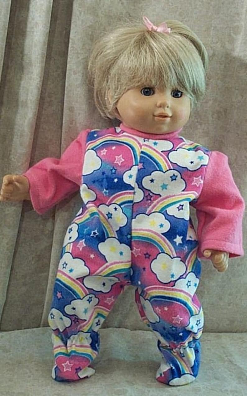 Doll Clothes Baby Made 2Fit American Girl Boy 15/" inch Twins Pajamas Bitty Dots