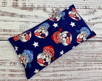 Tampon chauffant de riz lin Thermothérapie Maïs Riz Lin Sac chauffant Pack froid Sac de maïs micro-ondable Grand - Flanelle Bandanna Chien