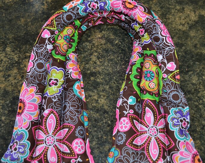 Corn Heating Pad Microwavable Neck Warmer Corn Bag Floral Etsy