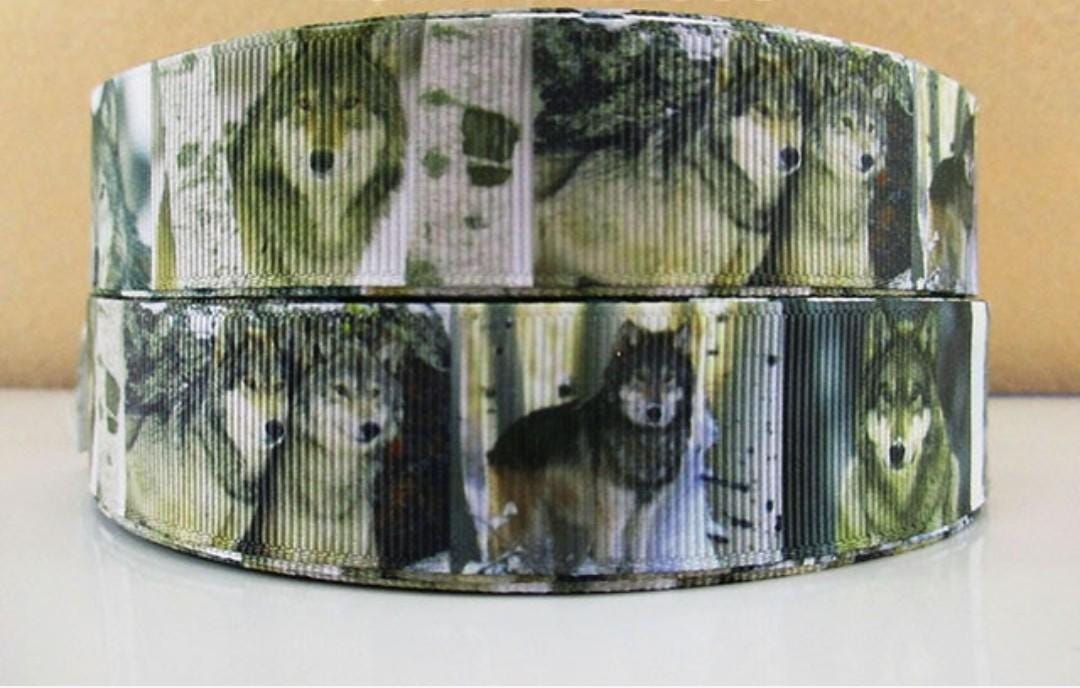 Wolf Grosgrain Ribbon 1