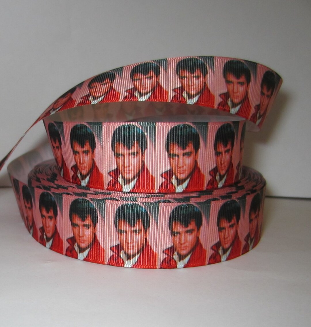 1 Elvis Grosgrain Ribbon for Hair Bows 1 Inch Elvis Ribbon DIY Craft ...