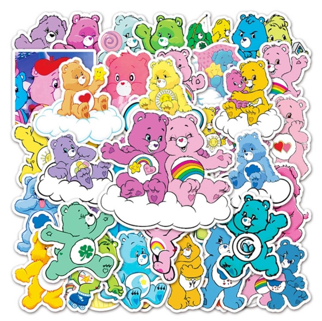 Bear Stickers Decal Sticker Pack, Waterproof, Vehicle, Water Bottle Decal  Pack 50-100 Pieces 3 Inch Stickers 