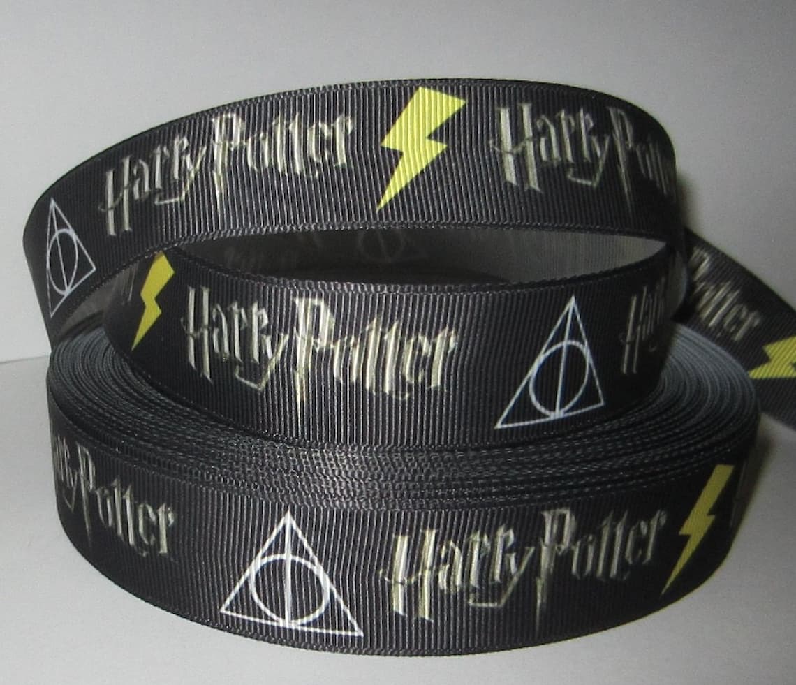 Harry Potter Grosgrain Ribbon ribbon for Hair Bows diy crafts | Etsy