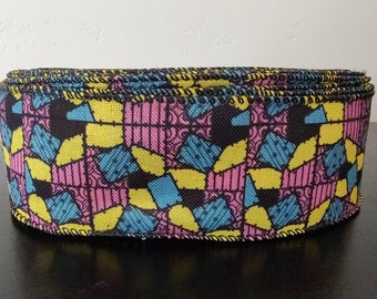 2" Wired Linen Ribbon, Sally Pattern – Christmas, Halloween Hair Bows