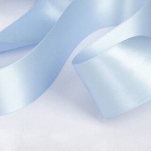 Light Blue Satin Ribbon - 7/8&quot; Double Face Ribbon