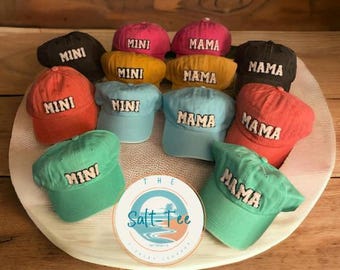 MAMA Hat/Mom Hat/Chenille MAMA/Mother's Day/Baseball MAMA Hat/Mom/mama Baseball Cap/mama/mom's baseball cap/Mom Baseball hats/Gift for Mama