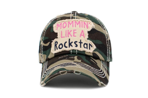 Mommin’ Like A Rockstar Hat Mommin’ Like A Rockstar Hat