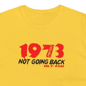 Horror 1973 Protect Roe V Wade, Pro Choice Women&#39;s Midweight Cotton Tee