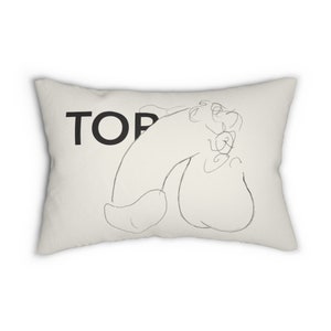 TOP Gay couples Spun Polyester Lumbar Pillow