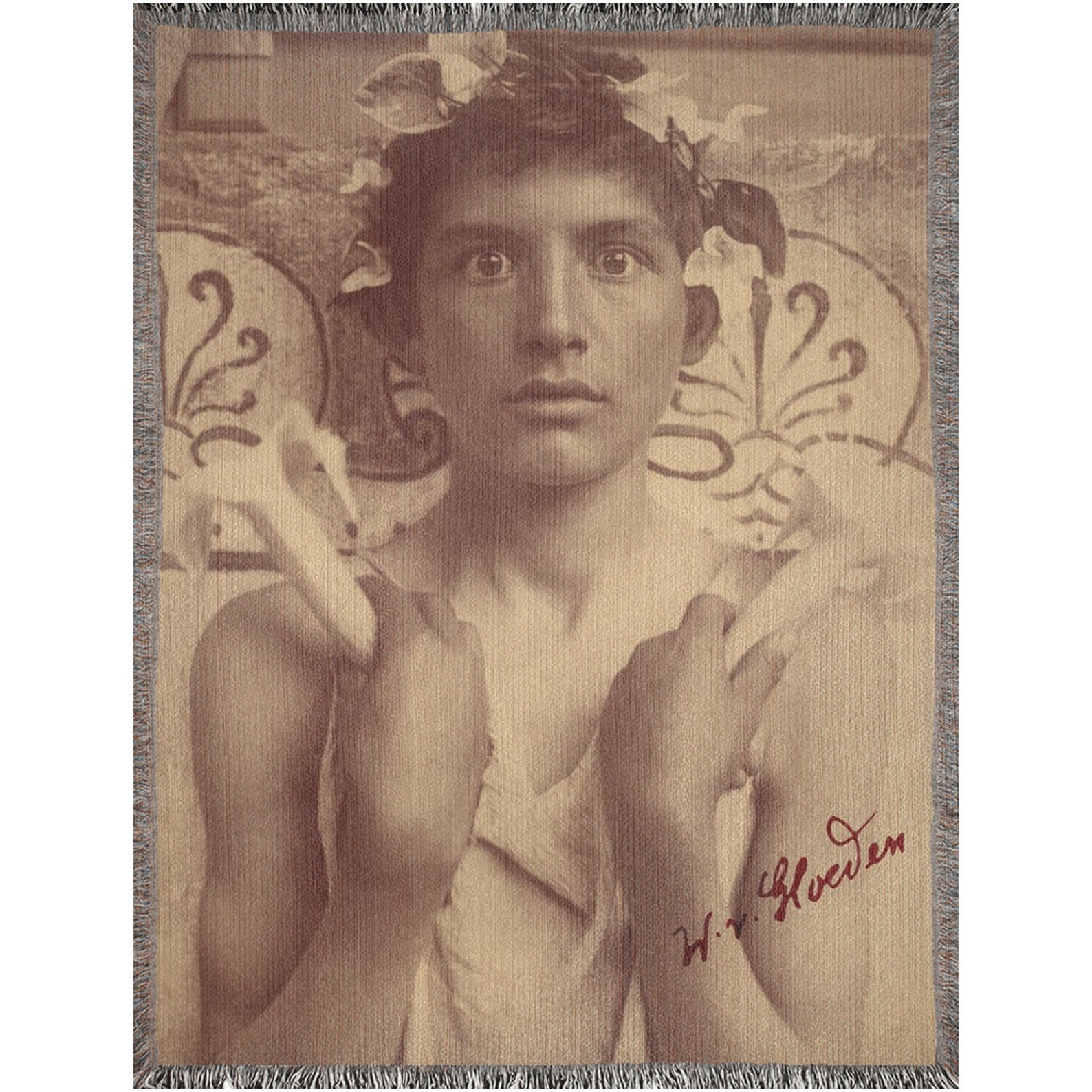 Wilhelm Von Gloeden, Hypnos Woven Blanket Etsy Canada