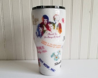 Goldern girls tumbler golden girls glitter tumbler handmade tumbler stainless steel glitter dipped custom tumbler coffee travel mug 30 ounce