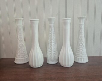 Milk glass vases country wedding white vintage milk glass farmhouse decor vintage stars and bars hoosier wedding decoration rustic wedding