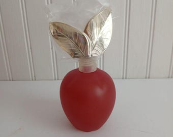 Vintage Avon royal apple perfume bottle vintage bottle apple old bottle bird of paradise cologne vintage perfume new old stock original box
