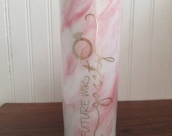 Marble tumbler handmade milky way tumbler glitter tumbler bride to be tumbler glitter custom tumbler wedding gift bridal party tumblers