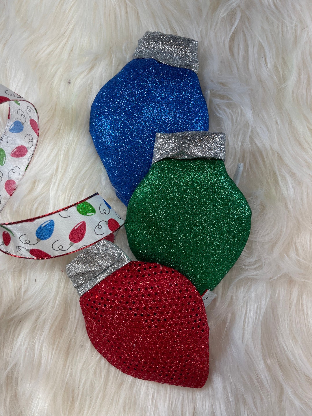 Christmas Lights Tutorial, How to Make Fabric Lights, Diy Fabric