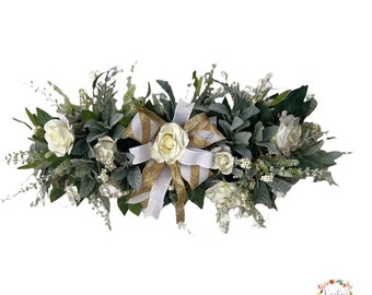 Decorative flowers swag, ceremony decorative swag, wedding floral decor, archway swag, floral swag decor,
