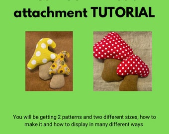 Diy mushrooms tutorial, how to make mushrooms Wreath attachments, wreath attachments tutorial,