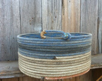 rope basket etsy