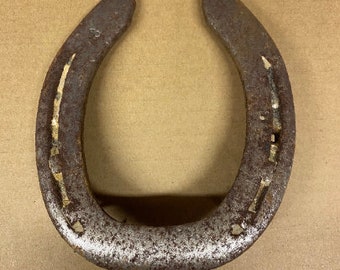 Rustic Used Horseshoe: Texas Ranch Decor