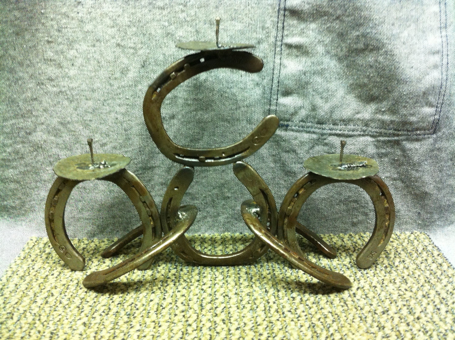 Horseshoe Unity Candle Holder Etsy