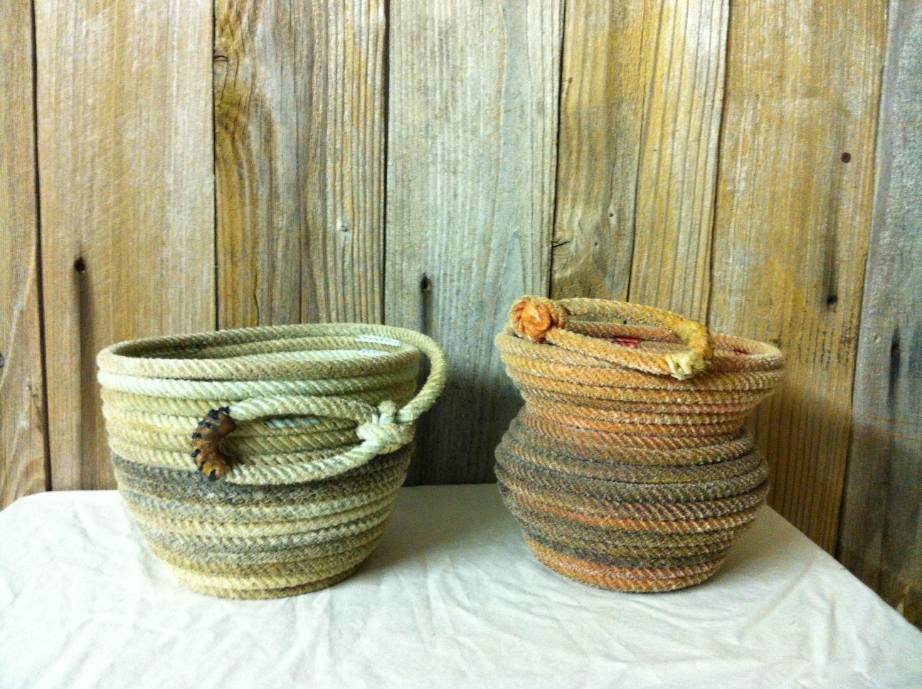 Decorative Baskets Etsy